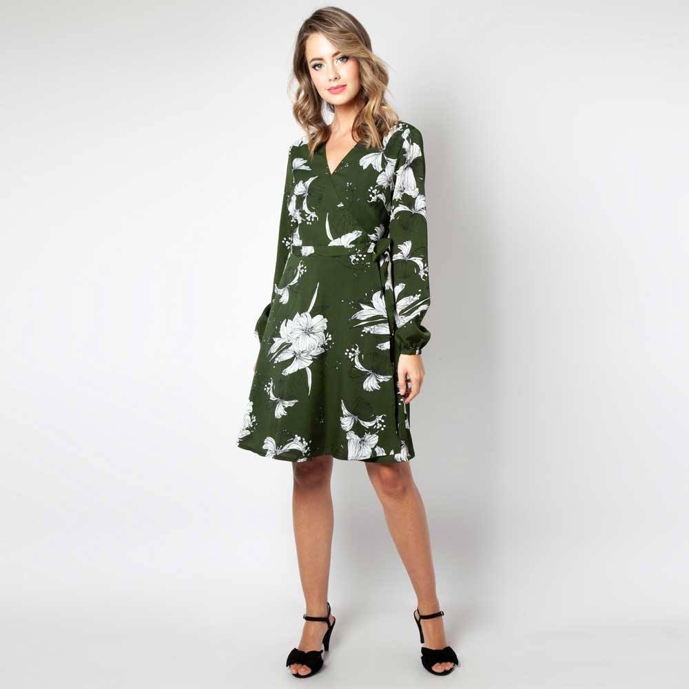 Voodoo Vixen - Molly Robe courte - Vert/Blanc Product image